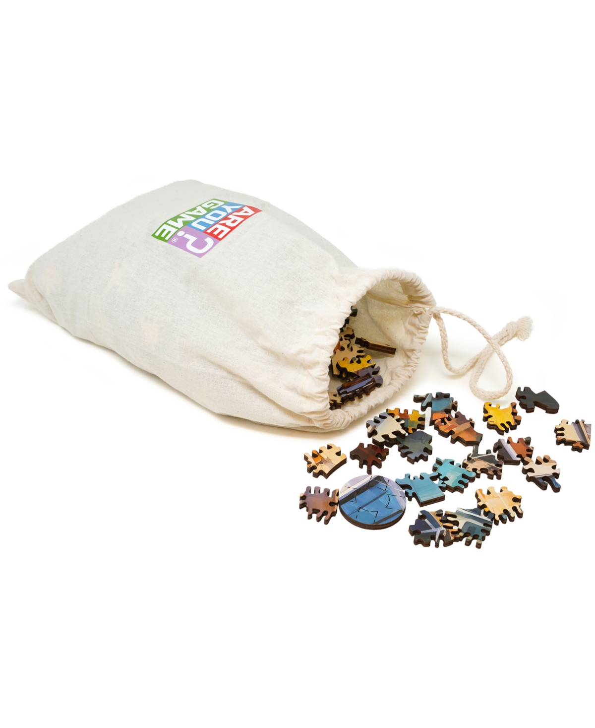 Areyougame Wooden Jigsaw Puzzle Boats At Bay, 494 Pieces In Multi