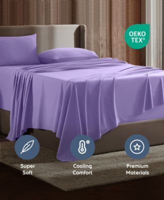 Premier Collection Deep Pocket 4 Piece Sheet Set, California King