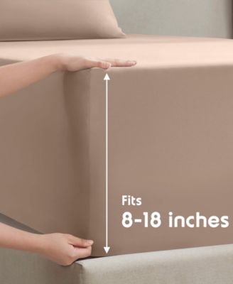 Premier Collection Deep Pocket 4 Piece Sheet Set, Queen