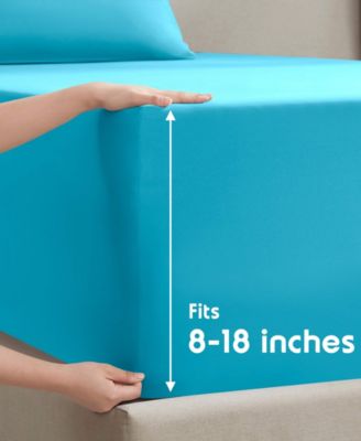 Premier Collection Deep Pocket 4 Piece Sheet Set, Queen