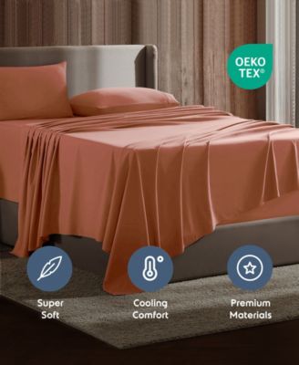 Premier Collection Deep Pocket 4 Piece Sheet Set, King