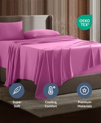 Premier Collection Deep Pocket 4 Piece Sheet Set, King