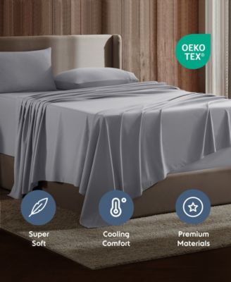 Premier Collection Deep Pocket 4 Piece Sheet Set, King