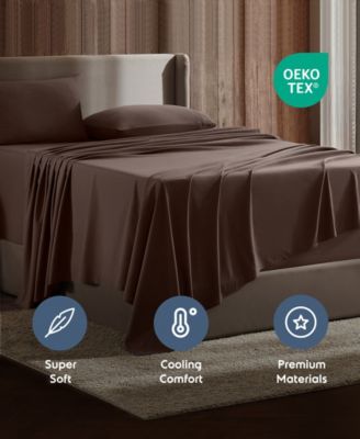 Premier Collection Deep Pocket 4 Piece Sheet Set, King