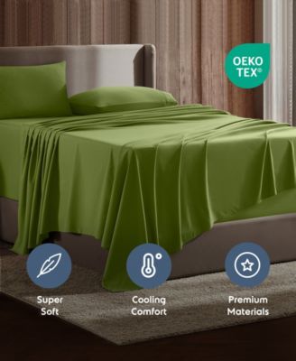 Premier Collection Deep Pocket 4 Piece Sheet Set, King