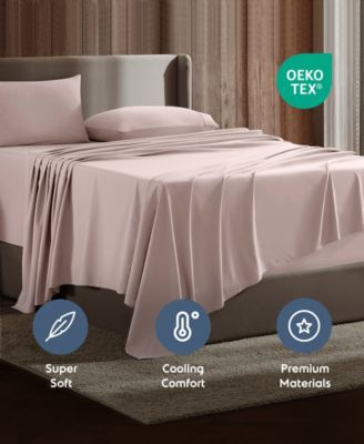 Premier Collection Deep Pocket 4 Piece Sheet Set, King