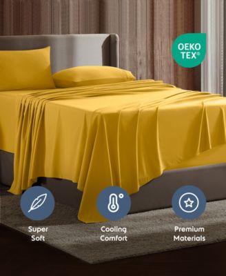 Premier Collection Deep Pocket 4 Piece Sheet Set, Full