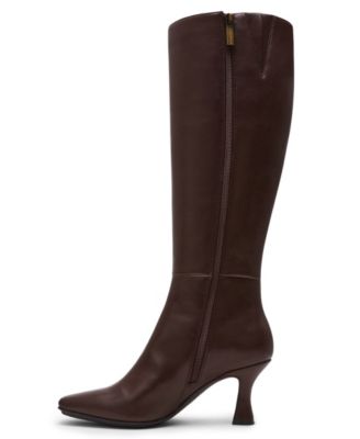 Womens Perfektion Snip Toe Knee High Boots, Regular & Wide Calf 