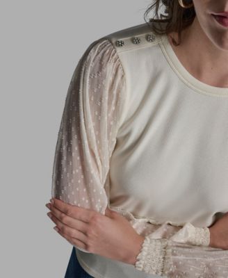 Women's High Neck Pull-On Top