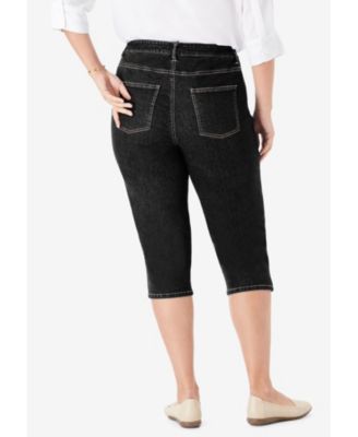 Women's Within Stretch Denim Five-Pocket Capri Jeans