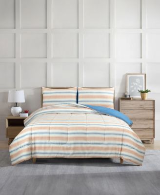 Macy's Cloud Stripe 3-Pc. Comforter Sets