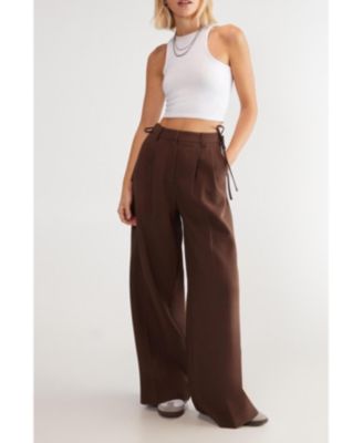 Women's Premium Tailored Tie Detail Pants