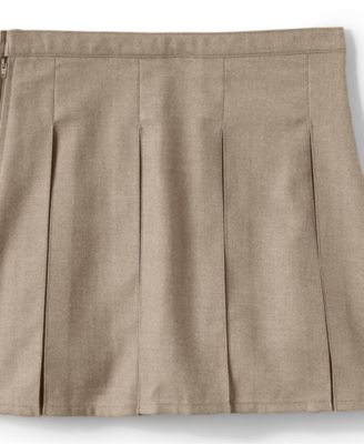 Big Girls Box Pleat Skirt Top of Knee