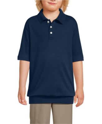 Girls Short Sleeve Banded Bottom Polo Shirt