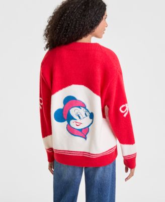 Women's Minnie Mouse Cardigan Embellished with Crystals by Swarovski&reg;, Macy's Exclusive