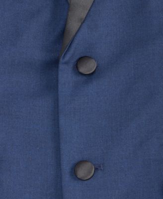 Big Boys Stretch Sharkskin Shawl Collar Sportscoat