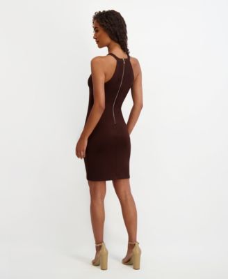 Women's Keyhole-Neck Bodycon Dress