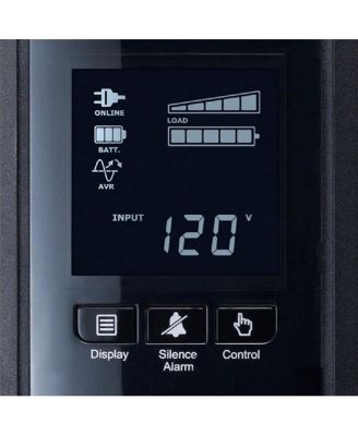 1000VA 600W UPS, 10 Outlets PFC Sinewave Computer Battery Backup