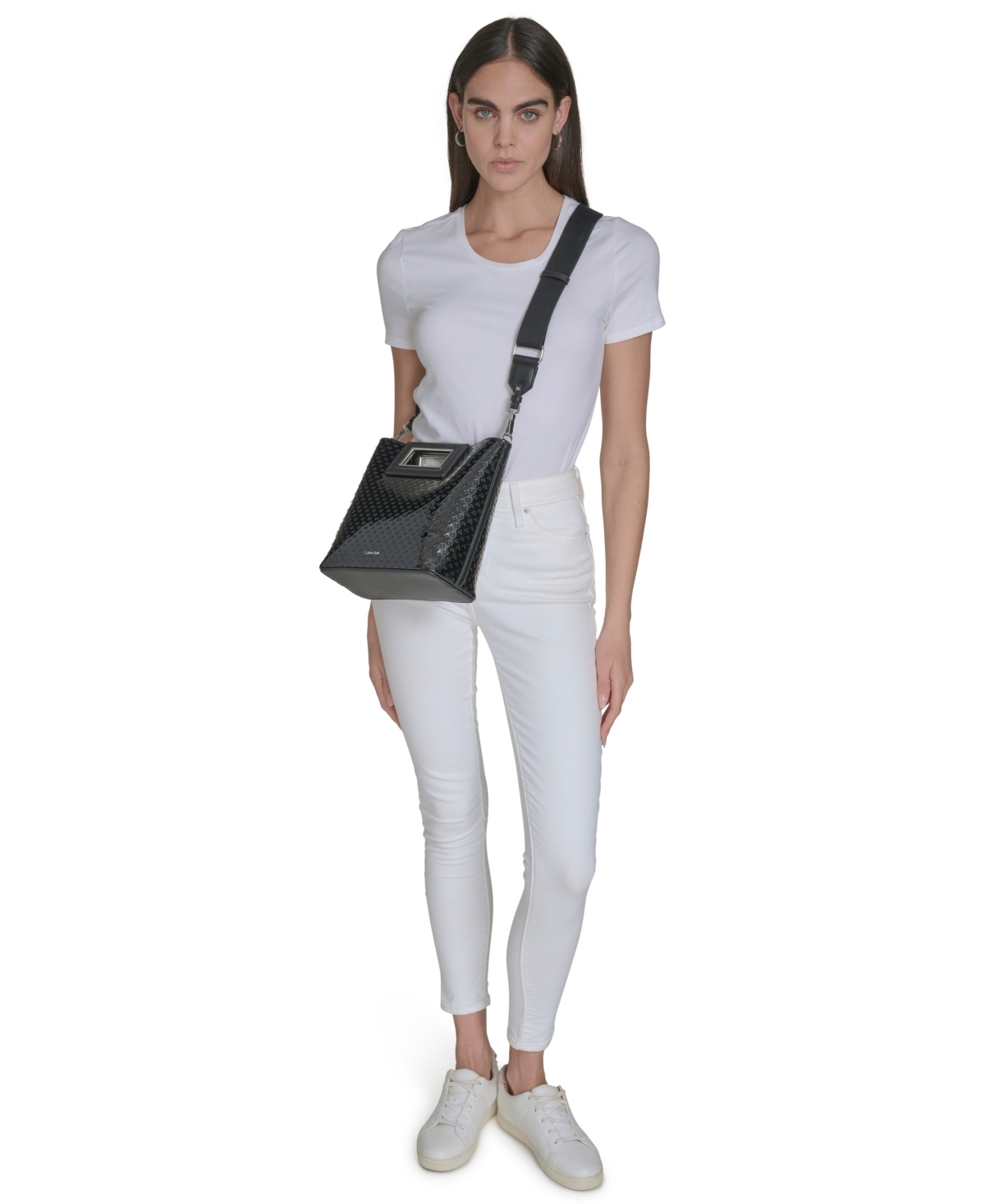 Calvin Klein Women's Eira Mini Crossbody Bag In Black