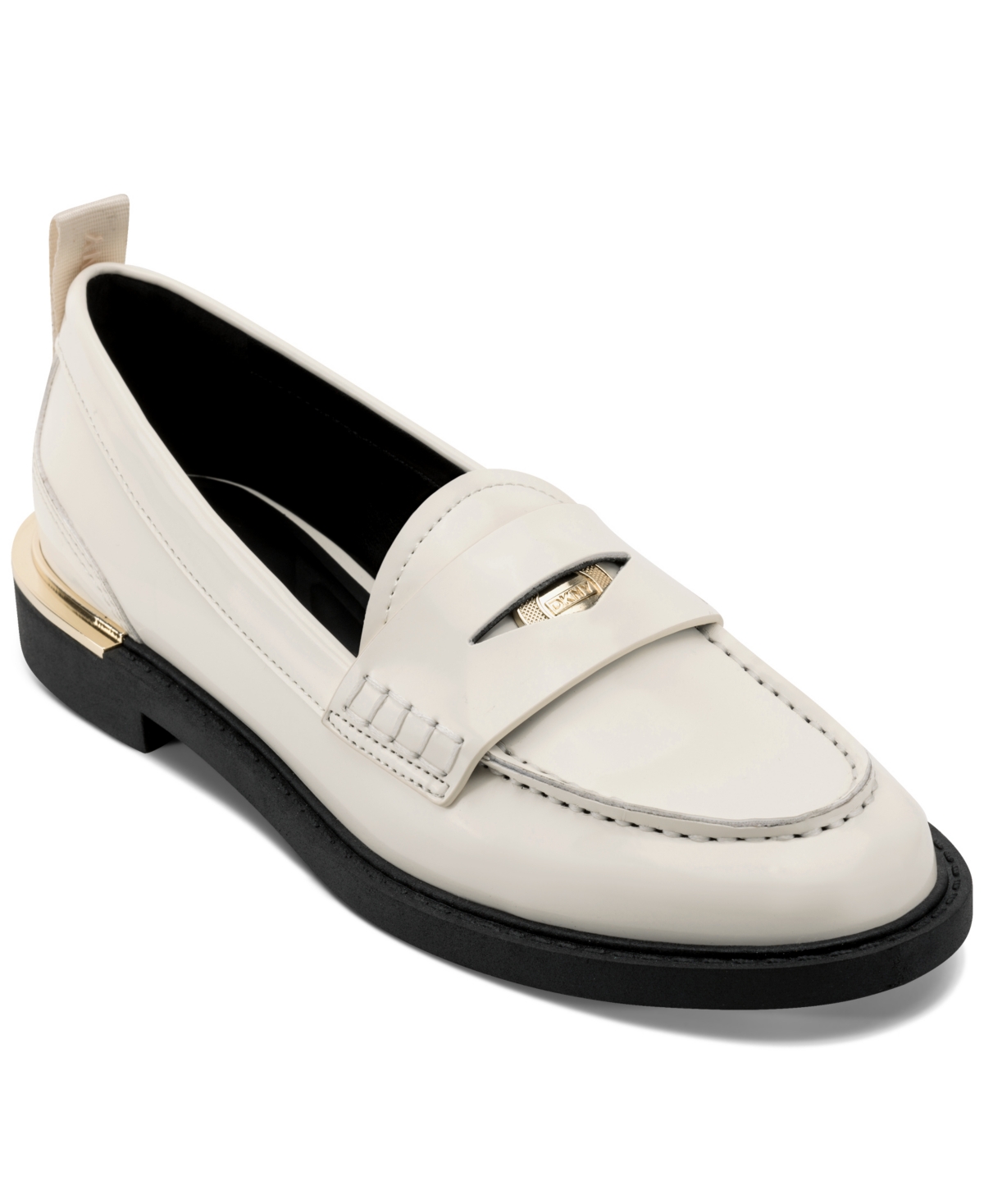 Dkny Women's Raeya Moc Toe Penny Loafers In Neutral