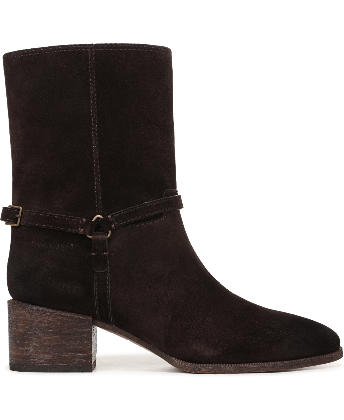 Franco Sarto Women's Kian Round Toe Pull On Short Boots In Black