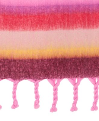 Women's Varsity Striped Fringe Scarf