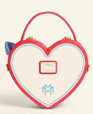Disney | Macy's Mickey Mouse & Minnie Mouse Heart Shaped Crossbody Handbag, Macy's Exclusive