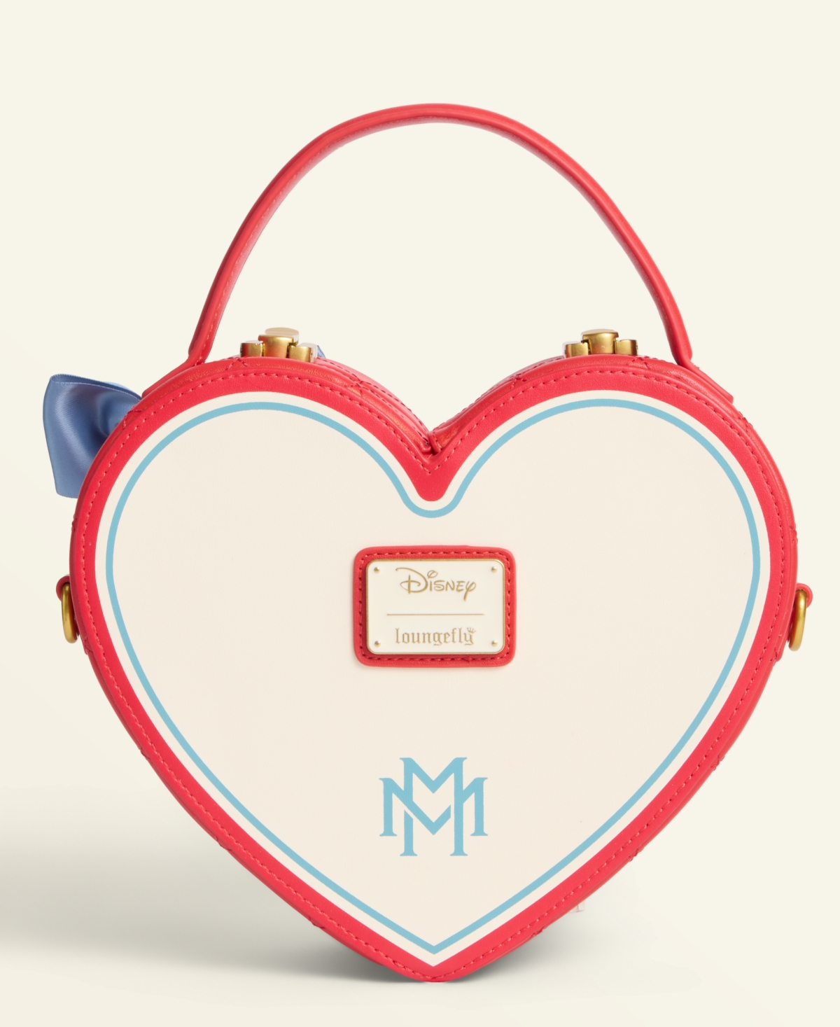 Loungefly Disney | Macy's Mickey Mouse & Minnie Mouse Heart Shaped Crossbody Handbag, Created for Macy's