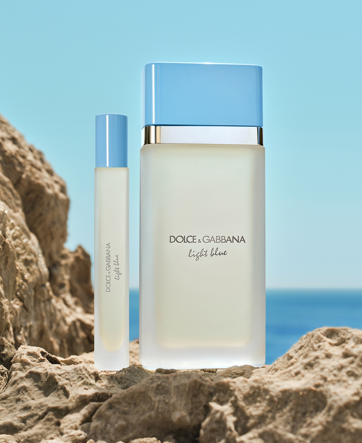 Dolce & Gabbana 3-pc. Light Blue Eau De Toilette And Travel Sprays Gift Set In Transparent