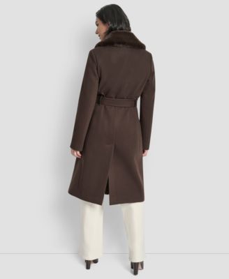 Women's Single-Breasted Pillow Collar Coat
