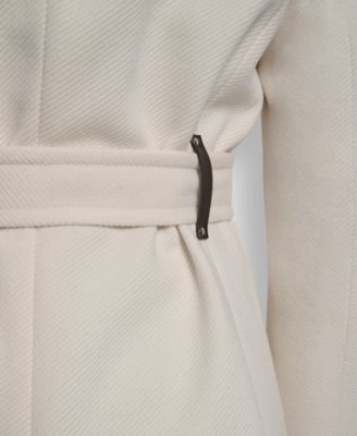 Women's Single-Breasted Pillow Collar Coat