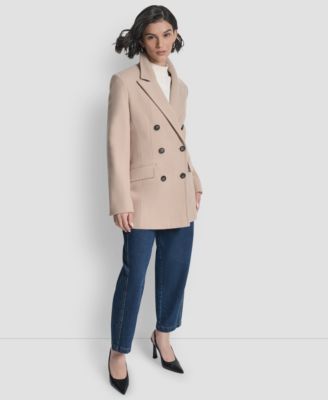 Women's Short Double-Breasted Belted Coat