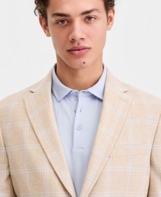 Men's Modern-Fit Plaid Sport Coat 