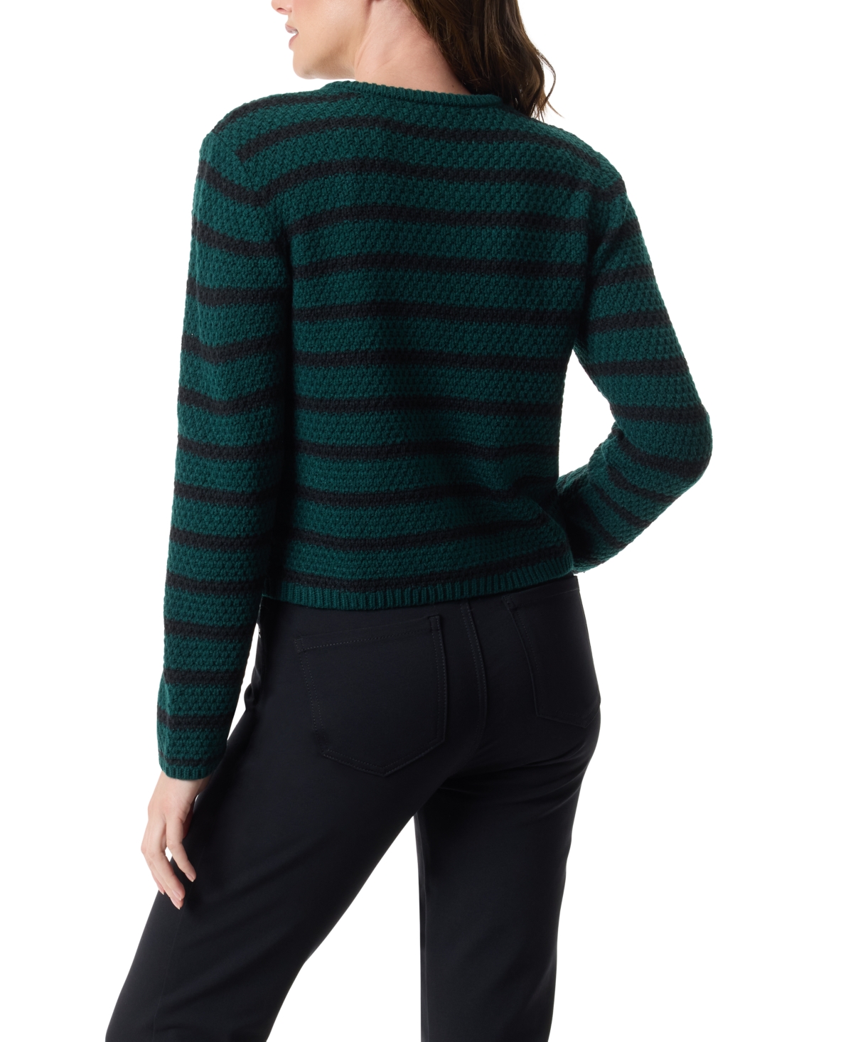 Gloria Vanderbilt Women's Lorin Crew Neck Cardigan Sweater In Green