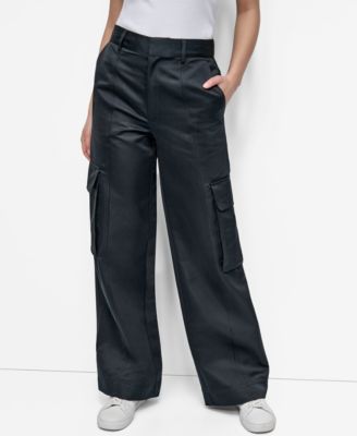 Women's High Waist Wide Leg Cargo Pants