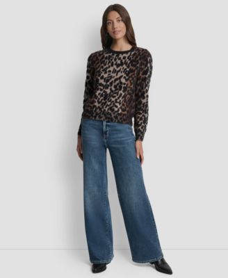Women's Leopard Print Sweater