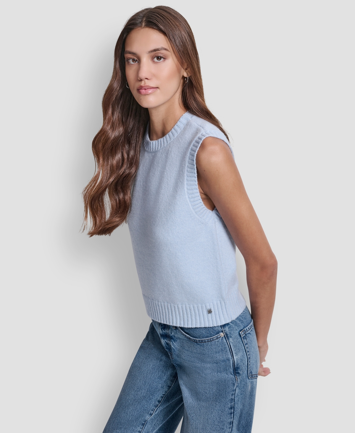 Dkny Jeans Women's Sleeveless Vest Sweater