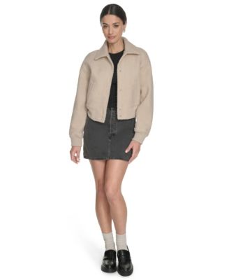 Women's Laydown Collar Bomber Jacket