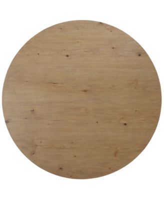 Macai 54" Wood Round Dining Table