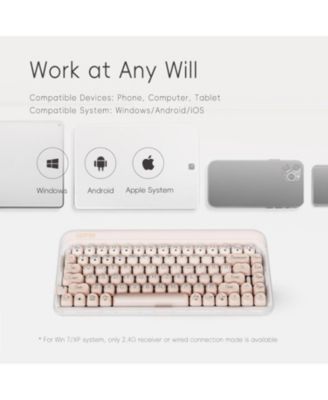 Dot Foundation Mechanical Keyboard with Tri-Mode Wireless Numpad, 75% Rechargeable Hot-swappable Keyboards with 3 Types Connection