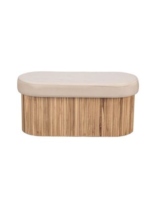 - Velvet Storage Bench Modern Design Style Upholstery Entry