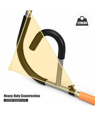 Ab Fitness Crunch Abdominal Exercise Workout Machine for Glider Roller & Pushup