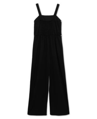 Big Girls Maxi Length Sleeveless Square Neck Jumpsuit
