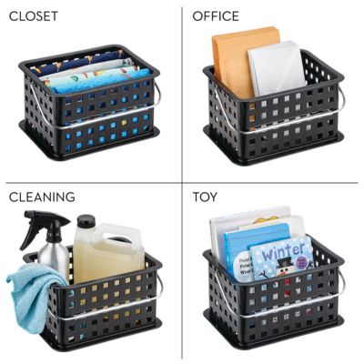 Set of 3 Small Stackable Shower Caddy Basket