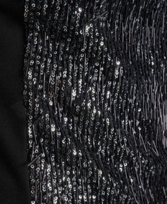 Women's Sequin Panel Sleeveless Top