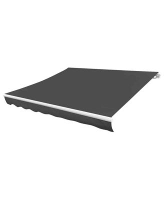 Awning Anthracite Polyester with PU coating