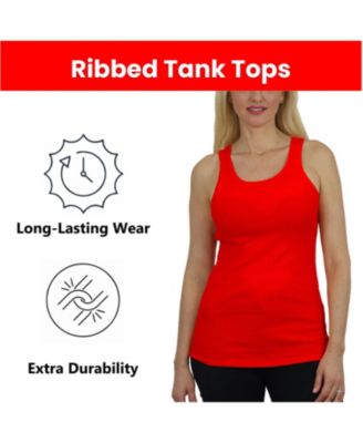 Women's Loose Fit Ribbed Tank Top