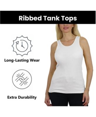 Women's Loose Fit Ribbed Tank Top