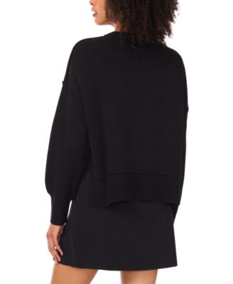 Women's Long Sleeve Drop Shoulder Sweater