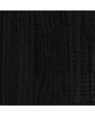 Garden Planter Set of 2 Solid Pinewood, 27.6" High